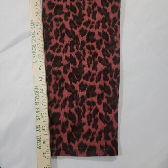 Soft Surroundings Jeans Womens 8 Ultimate High Rise Skinny Leopard - Picture 6 of 16